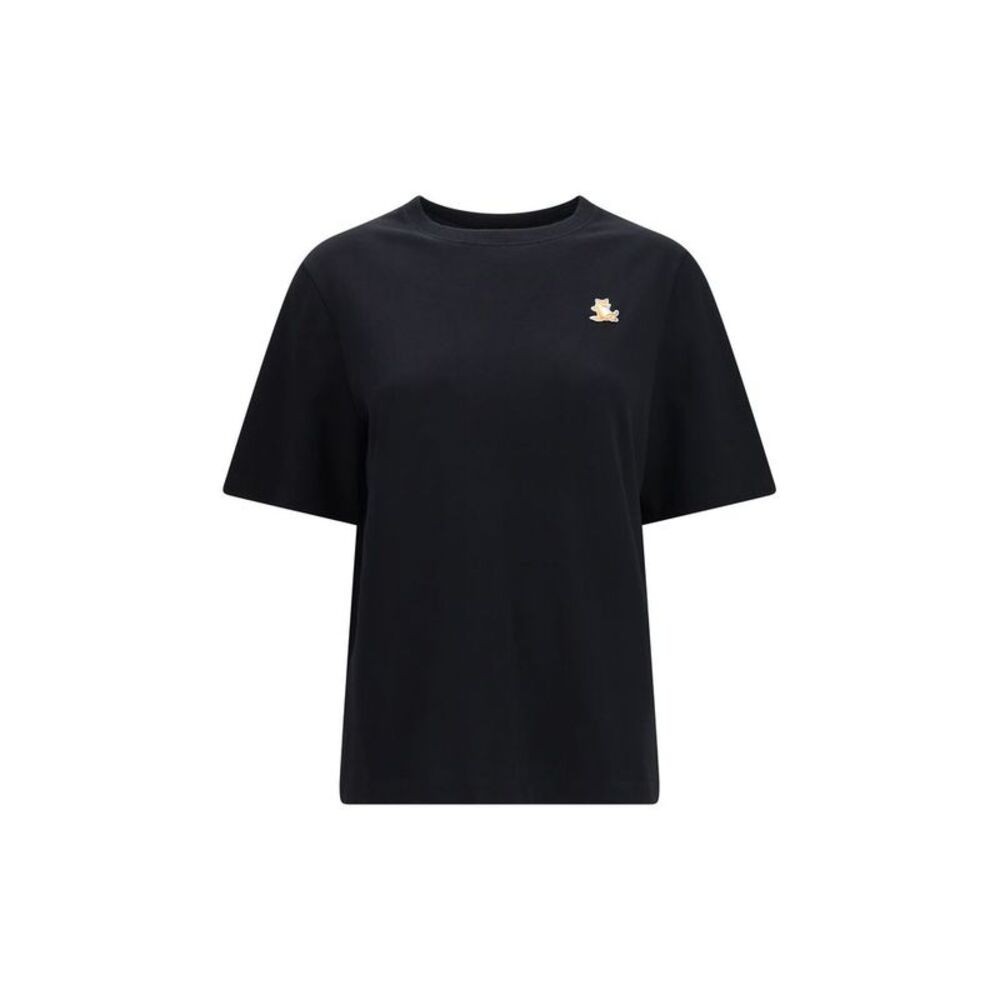 Maison Kitsuné Black Cotton Women's T-Shirt